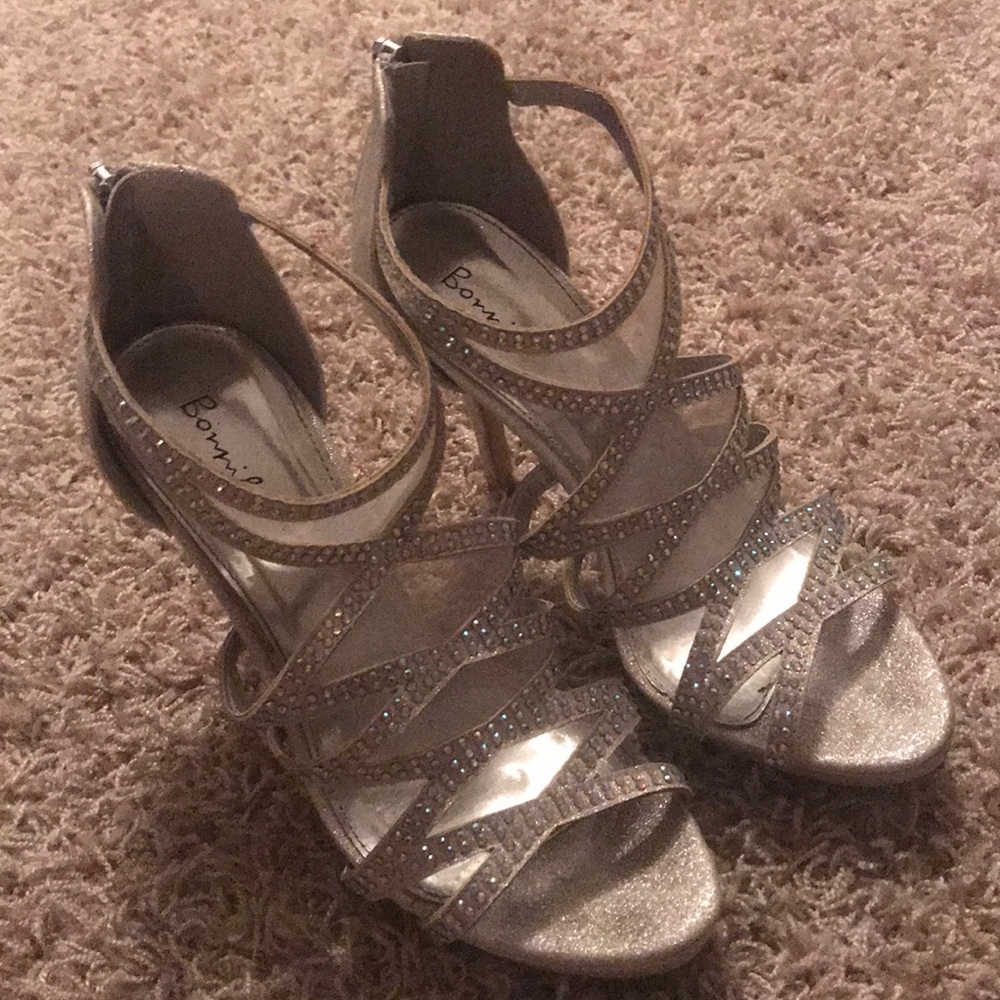 Silver heels